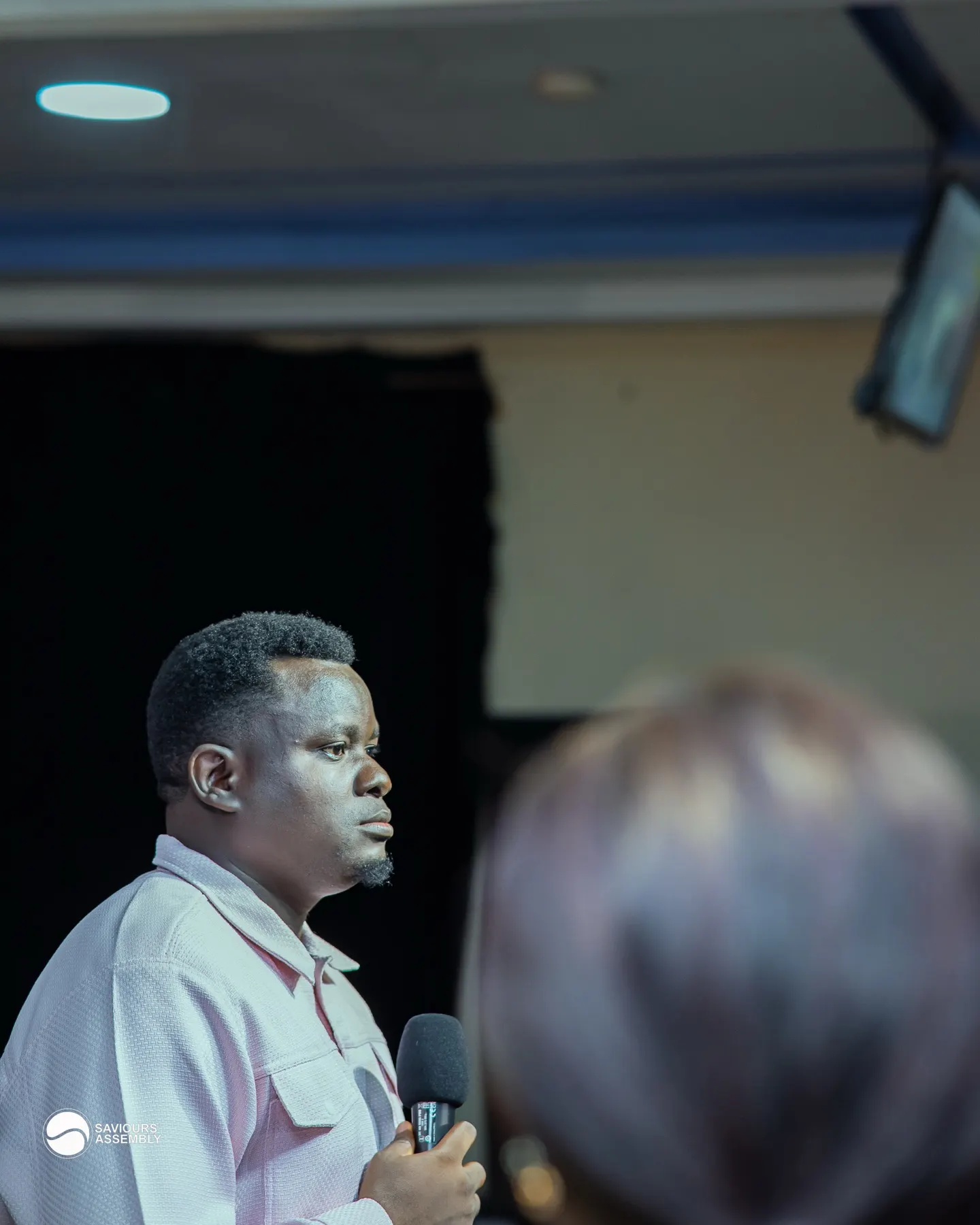 A worship scene reflecting the church's culture of excellence.